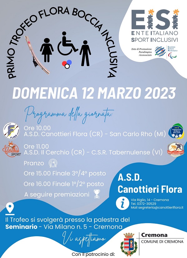 EISI Cremona Primo trofeo Flora Boccia Inclusiva